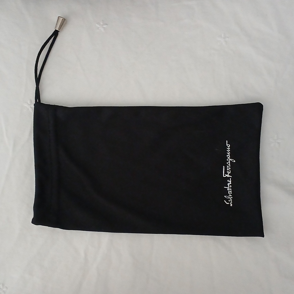 Salvatore Ferragamo fabric sunglasses case